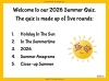 2026 End of Year Summer Quiz for KS2 Teaching Resources (slide 2/98)